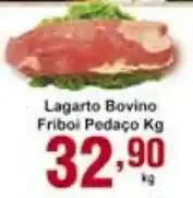 Rossi Supermercado Lagarto Bovino Friboi Pedaco 1kg oferta
