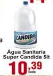 Rossi Supermercado Agua Sanitaria Super Candida 5L oferta