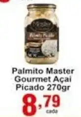 Rossi Supermercado Palmito master Gourmet Acai Picado 270g oferta