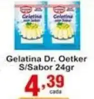 Rossi Supermercado Gelantina Dr.Oetker s/sabor 24g oferta