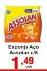 Rossi Supermercado Esponja Aco Alssolan c/8 oferta