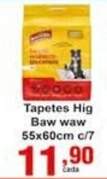 Rossi Supermercado Tapetes Hig Baw Waw 55x60cm c/7 oferta