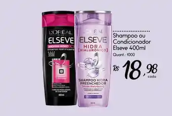 Giassi Supermercados Shampoo Ou Condicionador Elseve 400ml oferta
