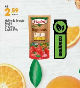 Supper Rissul Molho De Tomate Fungi Orgânico 340g oferta