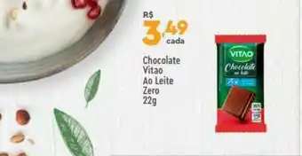 Supper Rissul Chocolate Vitao Ao Leite Zero 22g oferta