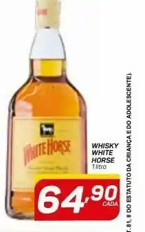 Whisky escocês white horse 1 litro