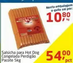 Tenda Atacado Salsicha perdigão 5 kg oferta