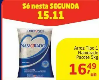 Tenda Atacado Arroz namorado 5 kg oferta