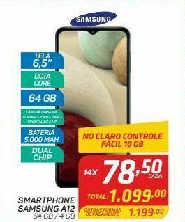 GBarbosa Celulares samsung a12 oferta