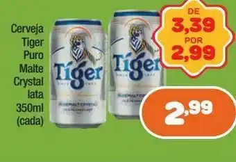 Costazul Supermercados Cerveja tiger lata 350 ml oferta