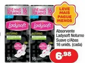 Costazul Supermercados Absorvente noturno ladysoft 16 un oferta