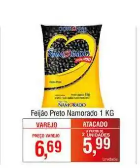 Supermercado Bem Barato Feijão Preto Namorado Varejo Atacado 1kg oferta