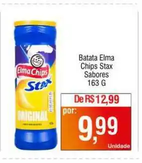 Batata Elma Chips Stax Sabores 163g