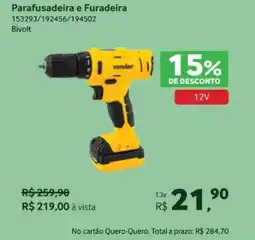 Parafusadeira e Furadeira