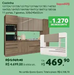 Quero Quero Cozinha oferta