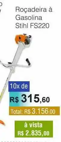 Roçadeira à Gasolina