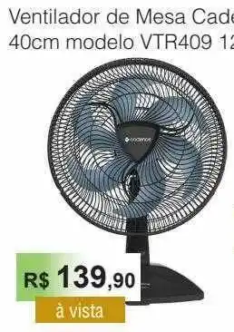 Copercana Ventilador De Mesa Cado 40cm Modelo Vtr409 oferta