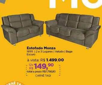 Lojas TaQi Estofado Monza oferta