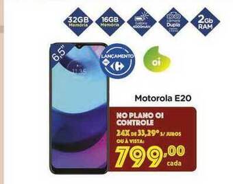 Carrefour Motorola E20 oferta