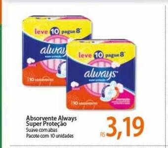 Atacadão Absorvente Always Super Proteção oferta