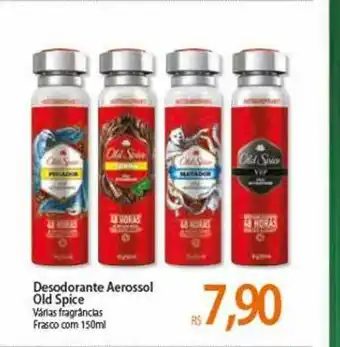 Atacadão Desodorante Aerossol Old Spice 150ml oferta