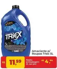 Triex - amaciante p/roupas