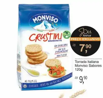 Festval Torrada Italiana Monviso Sabores 120g oferta