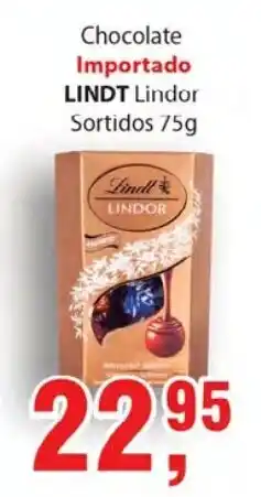 Supermercados Mundial Chocolate Importado Lindt 75g oferta