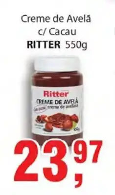 Supermercados Mundial Creme de Avela c/ Cacau Ritter 550g oferta