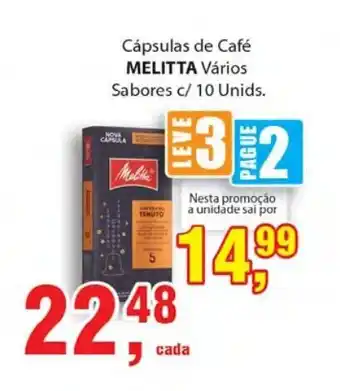 Supermercados Mundial Capsulas de Cafe Melitta c/10 unids. oferta