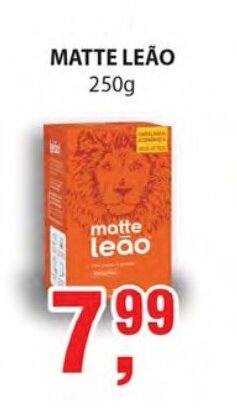 Supermercados Mundial Matte Leao 250g oferta