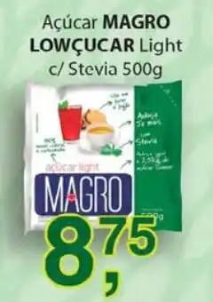 Supermercados Mundial Acucar Magro Lowcucar 500g oferta