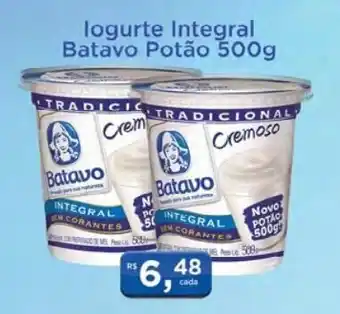 Supermercados Mundial Iogurte Integral Batavo Potao 500g oferta