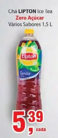 Supermercados Mundial Cha Lipton Ice Tea Zero Acucar 1.5L oferta