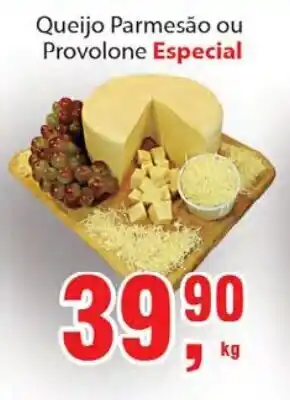 Supermercados Mundial Queijo Parmesao ou Provolone Especial oferta