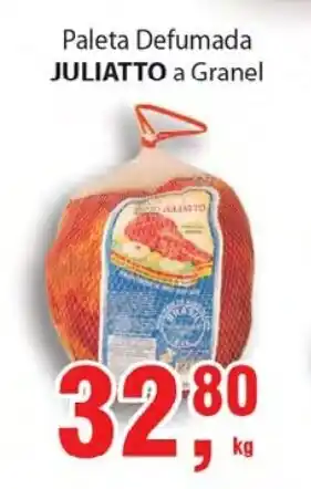 Supermercados Mundial Paleta Defumada Juliato a granel 1kg oferta