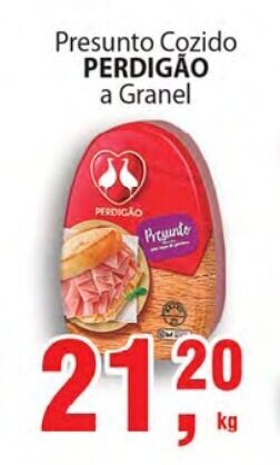 Supermercados Mundial Presunto Cozido Perdigao a granel 1kg oferta
