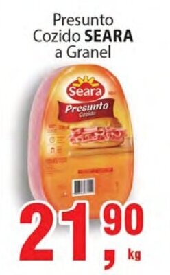 Supermercados Mundial Presunto cozido Seara a granel 1kg oferta