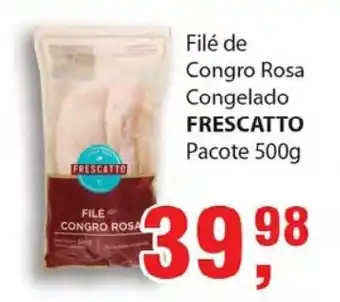 Supermercados Mundial File de Congro Rosa Congelado Frescatto 500g oferta