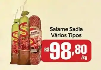 Supermercados Mundial Salame Sadia Varios tipos 1kg oferta