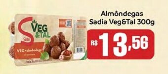 Supermercados Mundial Almondegas Sadia Veg&Tal 300g oferta