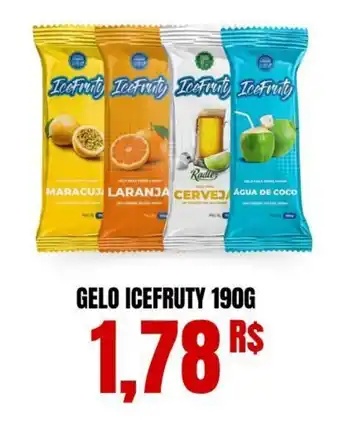 Mercadão Atacadista Gelo icefruty oferta