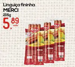 Cometa Supermercados Linguiça fininha MERCI oferta