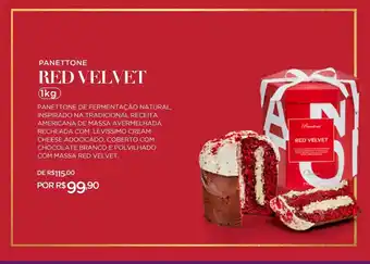 Panettone red velvet