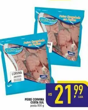 Mercantil Rodrigues Peixe corvina costa sul 800 g oferta