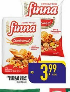 Mercantil Rodrigues Farinha de trigo finna 1 kg oferta