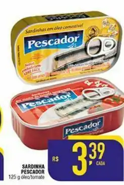 Sardinhas em lata pescador 125 gr