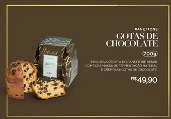 Panettone gotas de chocolate