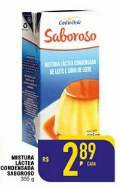 Mercantil Rodrigues Leite condensado saboroso 395 gr oferta