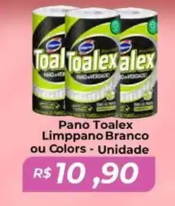 Pano Toalex Limppano Branco ou Colors - Unidade